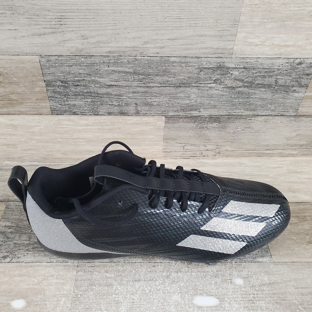Adidas Adizero Spark Mens Shoes Sz 11 Black Gray Lace-Up Football Cleats